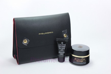 CONFEZIONE COLLISTAR NERO SUBLIME CREMA E SIERO PREZIOSA  + POCHETTE PIQUADRO